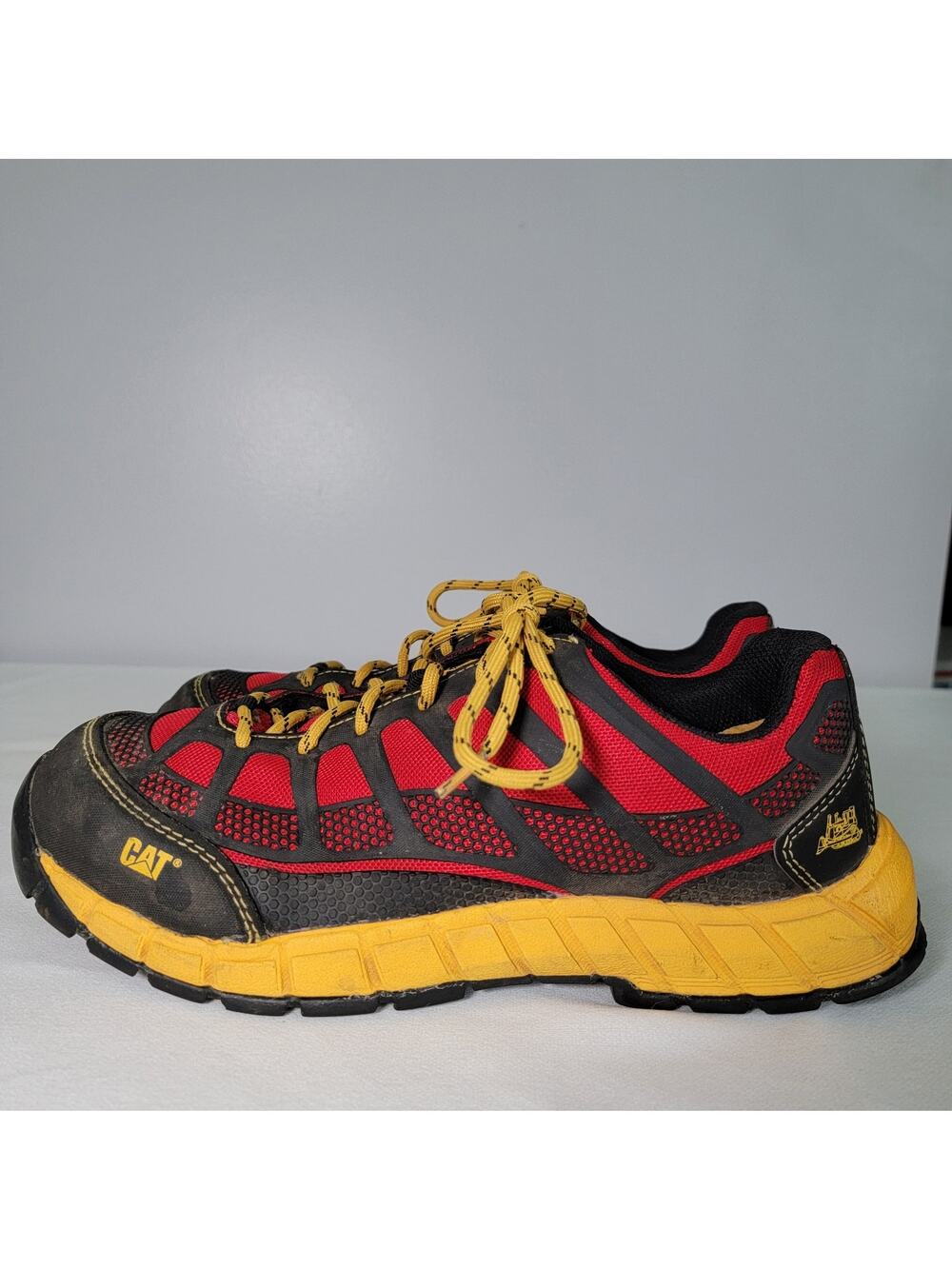 CAT Composite Toe Work Shoes Mens Size 9 Ergo Heavy Duty Construction Workwear